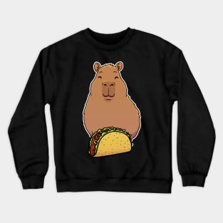 Capybara Taco Crewneck Sweatshirt